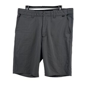 Travis Mathew Men's Golf Shorts Gray Size 36 Flat Front Performance Stretch